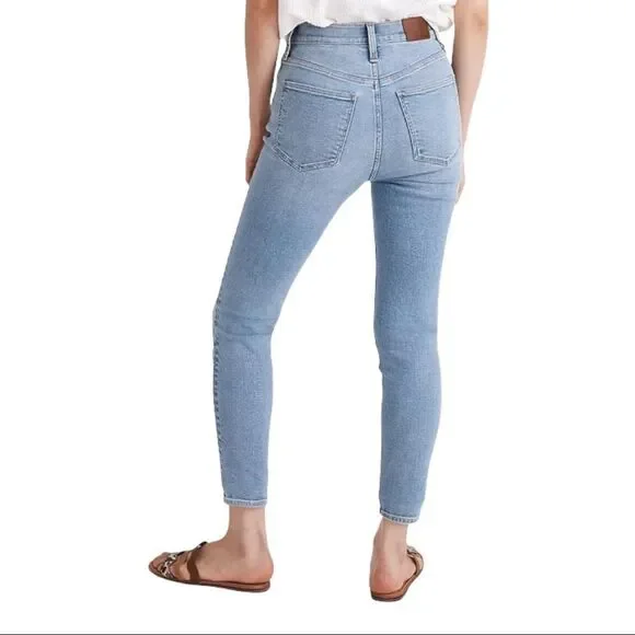 MADEWELL 11" High-Rise Skinny Crop Jeans! - Picture 2 of 10
